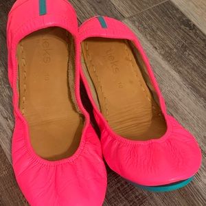 Hot Pink Patent Leather Tieks